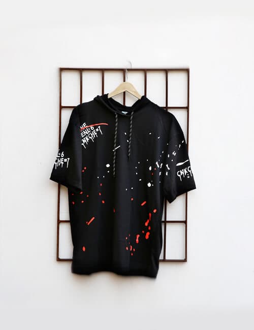 T-shirt imprimé noir